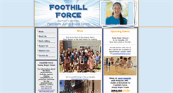Desktop Screenshot of foothillforce.org