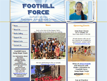 Tablet Screenshot of foothillforce.org